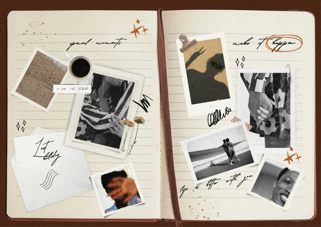 junk journaling notebook